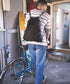 MR.OLIVE E.O.I /WATER PROOF LIGHT LEATHER / KNAPSACK ミスターオリーブ イーオーアイ/ウォータープルーフウォッシャブルレザー/ナップサック